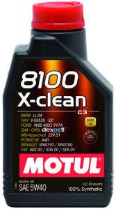 Motul 8100 X-clean 5W40 1L