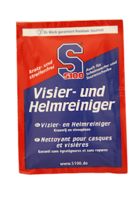 S100 Helm en Vizier Reiniger (1x droog + 1x nat doekje)